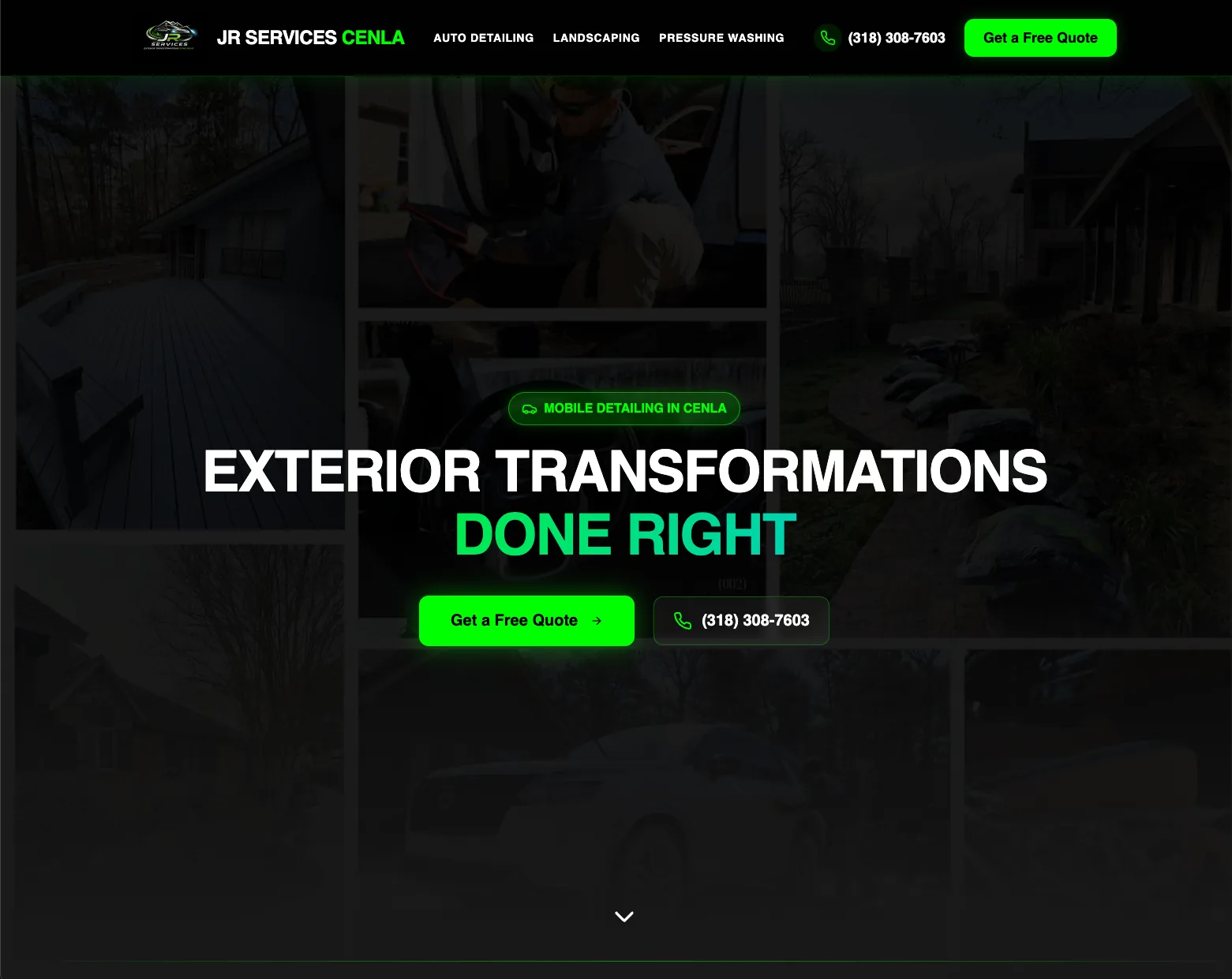 JR Services — Website