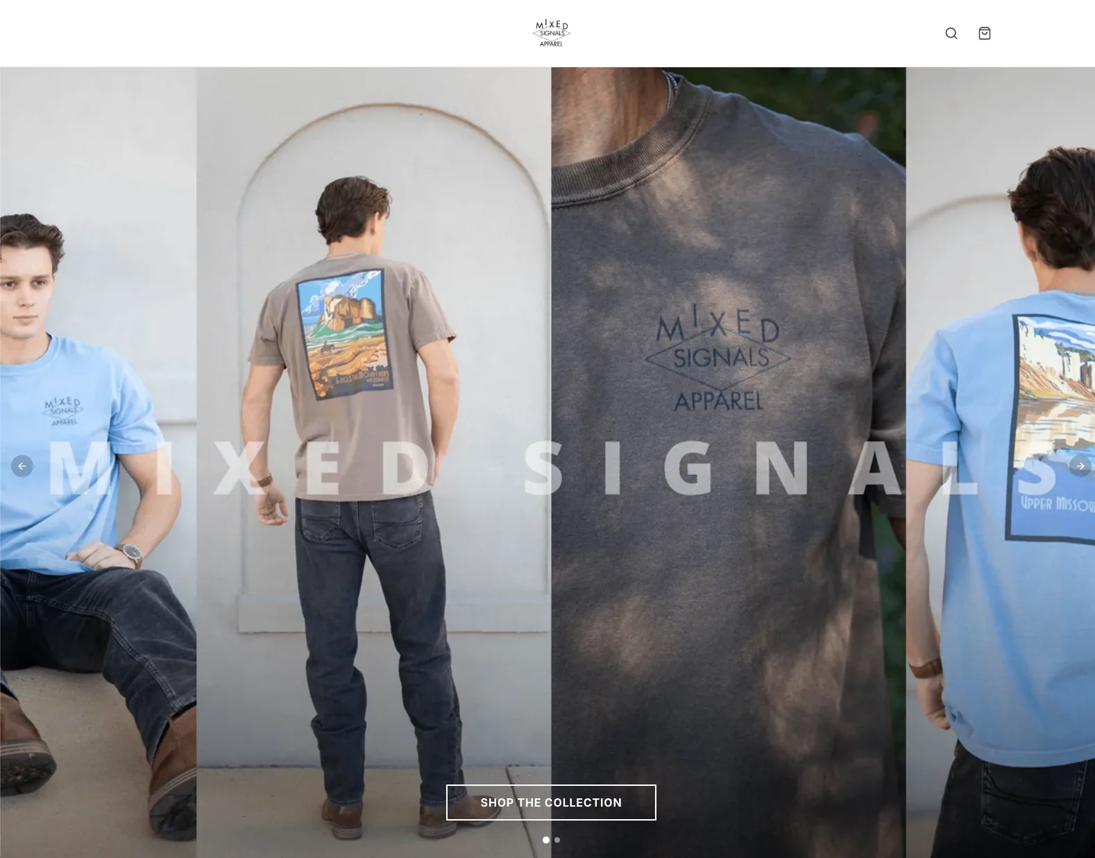 Mixed Signals Apparel lifestyle collection imagery